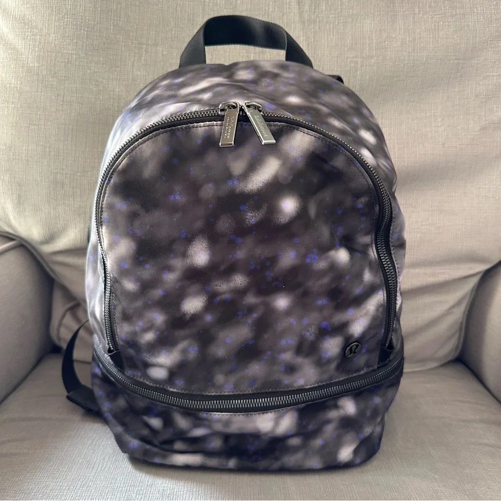 Lululemon City Adventurer Soft Focus Splatter Grey Mini Backpack 10L